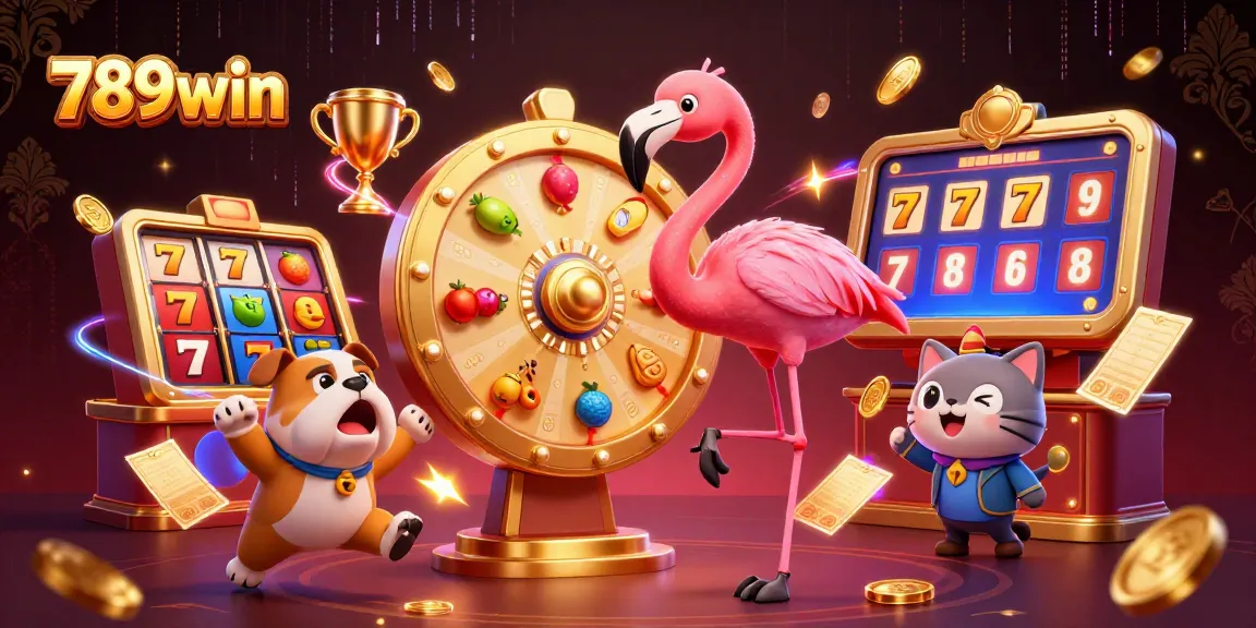 Experience the thrill of 789win with a vibrant casino game scene featuring exciting characters!