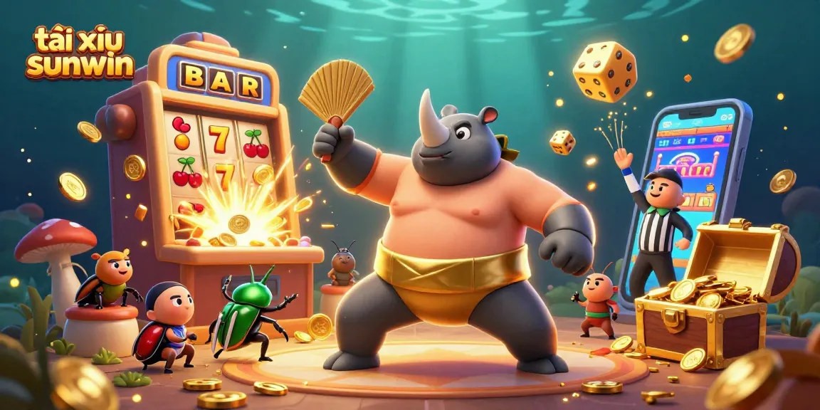 Experience thrilling moments at tài xỉu sunwin with stunning jackpot rewards in this vibrant casino scene.